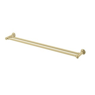 Phoenix Cromford DoubleTowel Rail 800mm Brushed Gold 134-8130-12 | MyDeal - AU