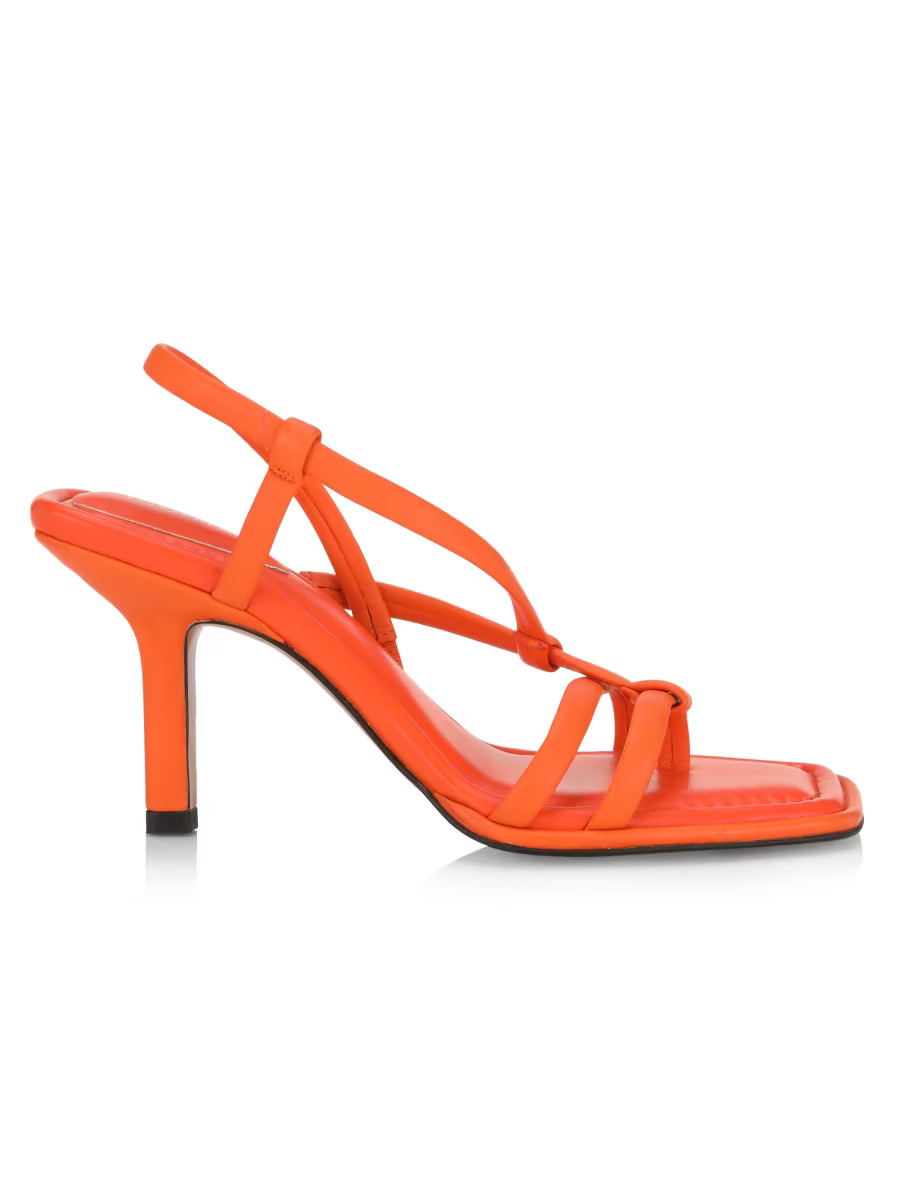 Le Addison Leather Wrap Sandals | Saks Fifth Avenue