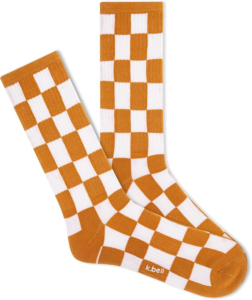 K. Bell Men's Fun Patterns & Designs Crew Socks-1 Pairs-Cool & Classic Novelty Gifts | Amazon (US)