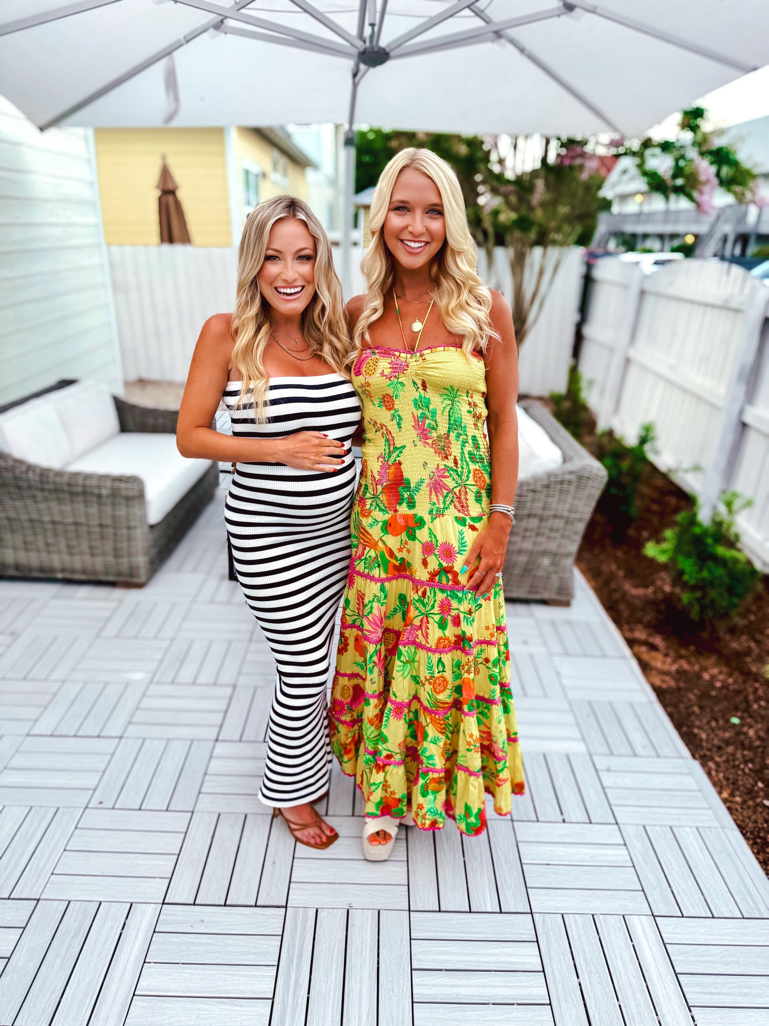 Vacation outfit style inspo ☀️ I’m 27 weeks pregnant wearing size xs! LOVE this nautical inspired maxi dress. Under $100!

#LTKBump #LTKTravel #LTKFindsUnder100