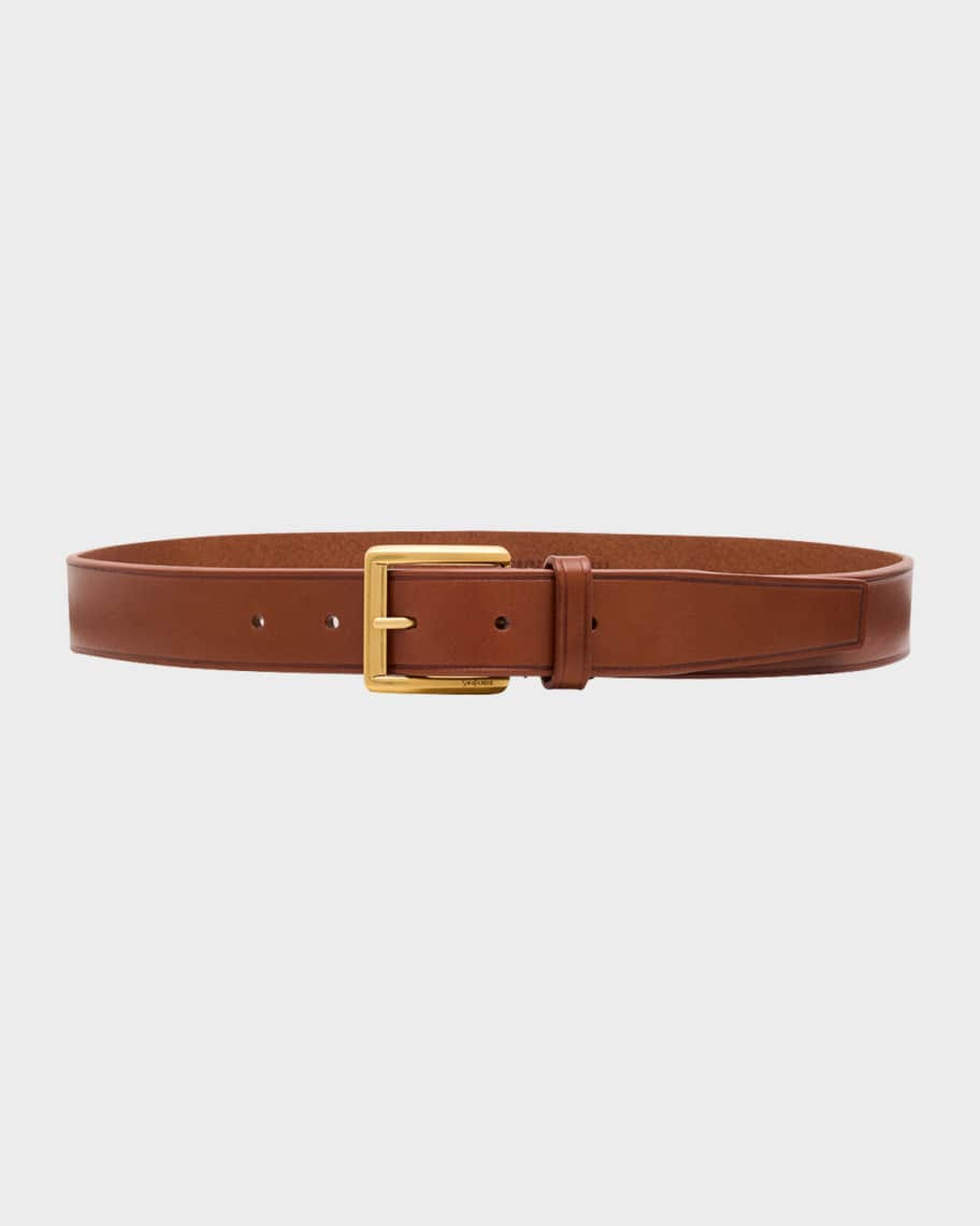 Minimal Leather Belt | Neiman Marcus