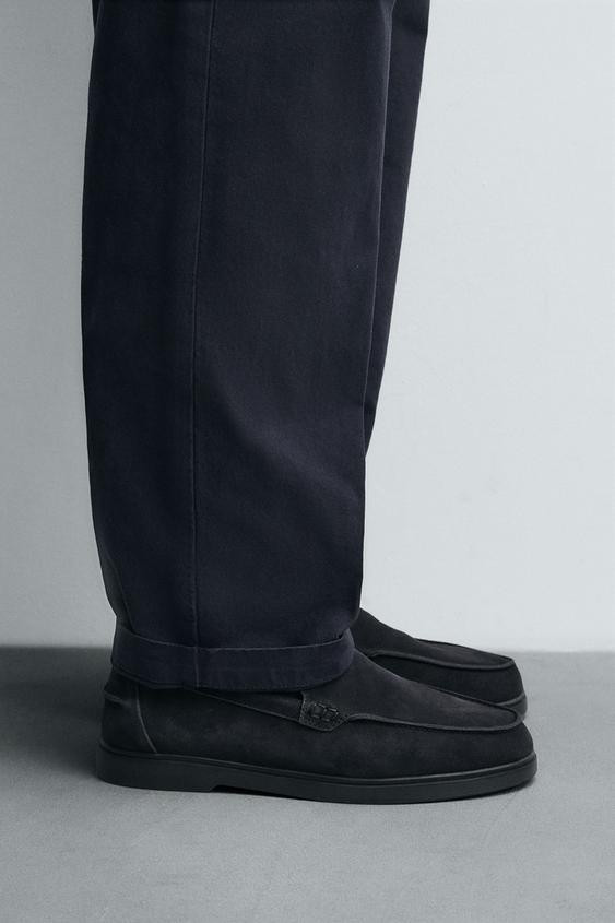 CASUAL LEATHER LOAFERS | Zara UK