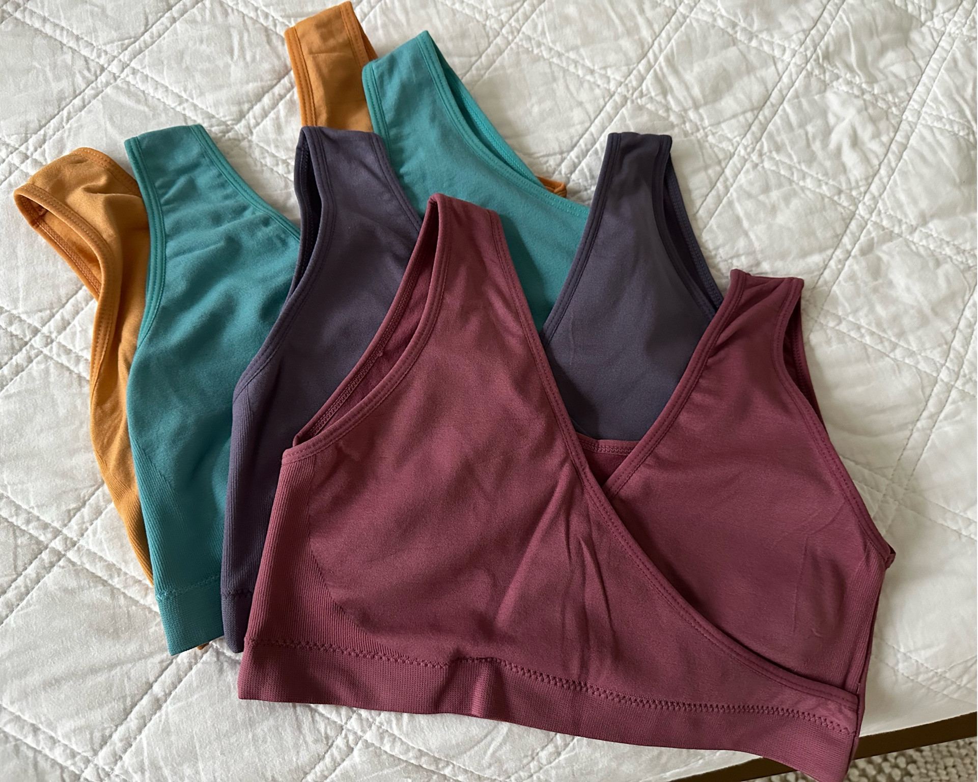 Nursing bras from Amazon. Super stretchy and comfy! Comes in a pack of 4

#LTKBaby #LTKBump