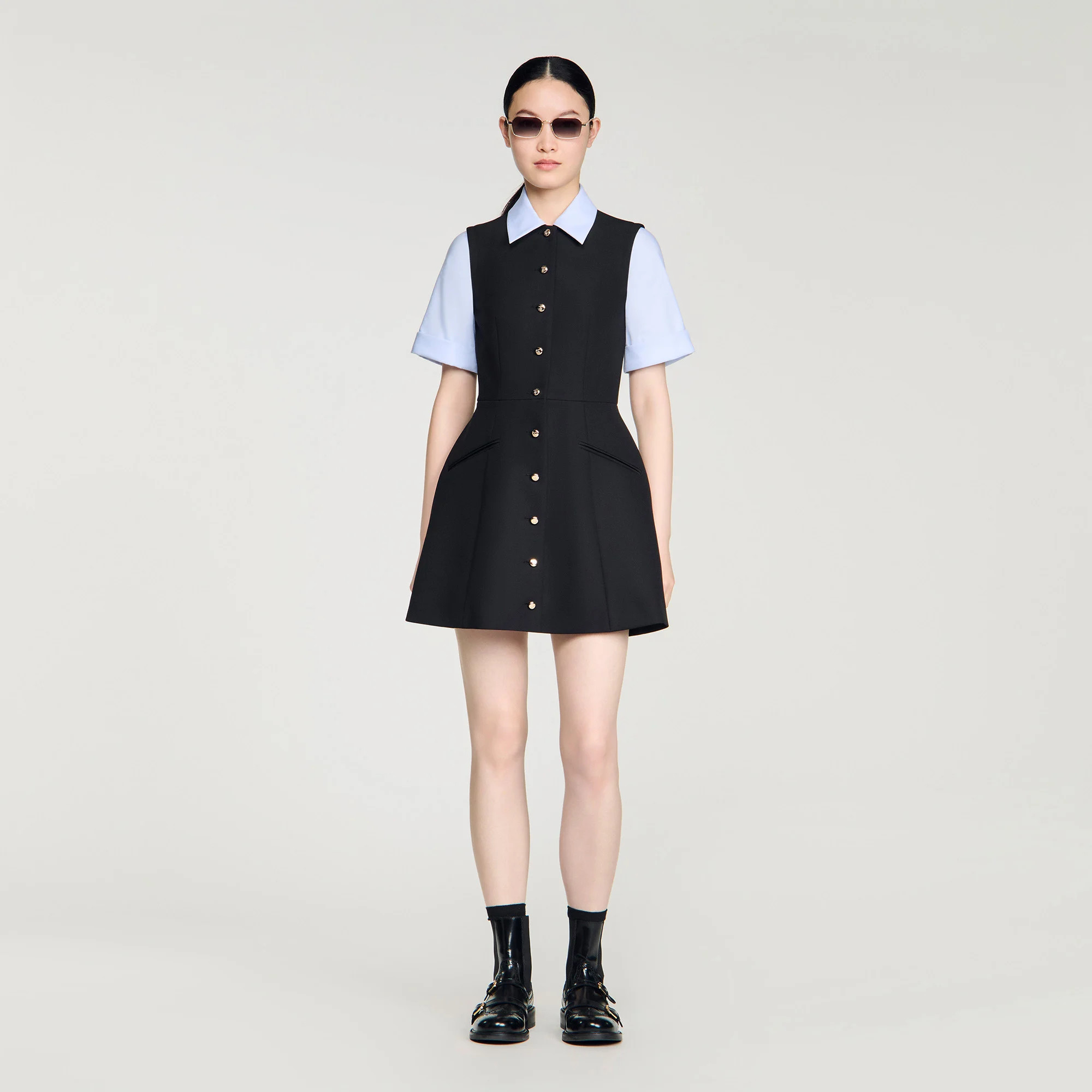 2-in-1 mini dress | Sandro US | Sandro-Paris US