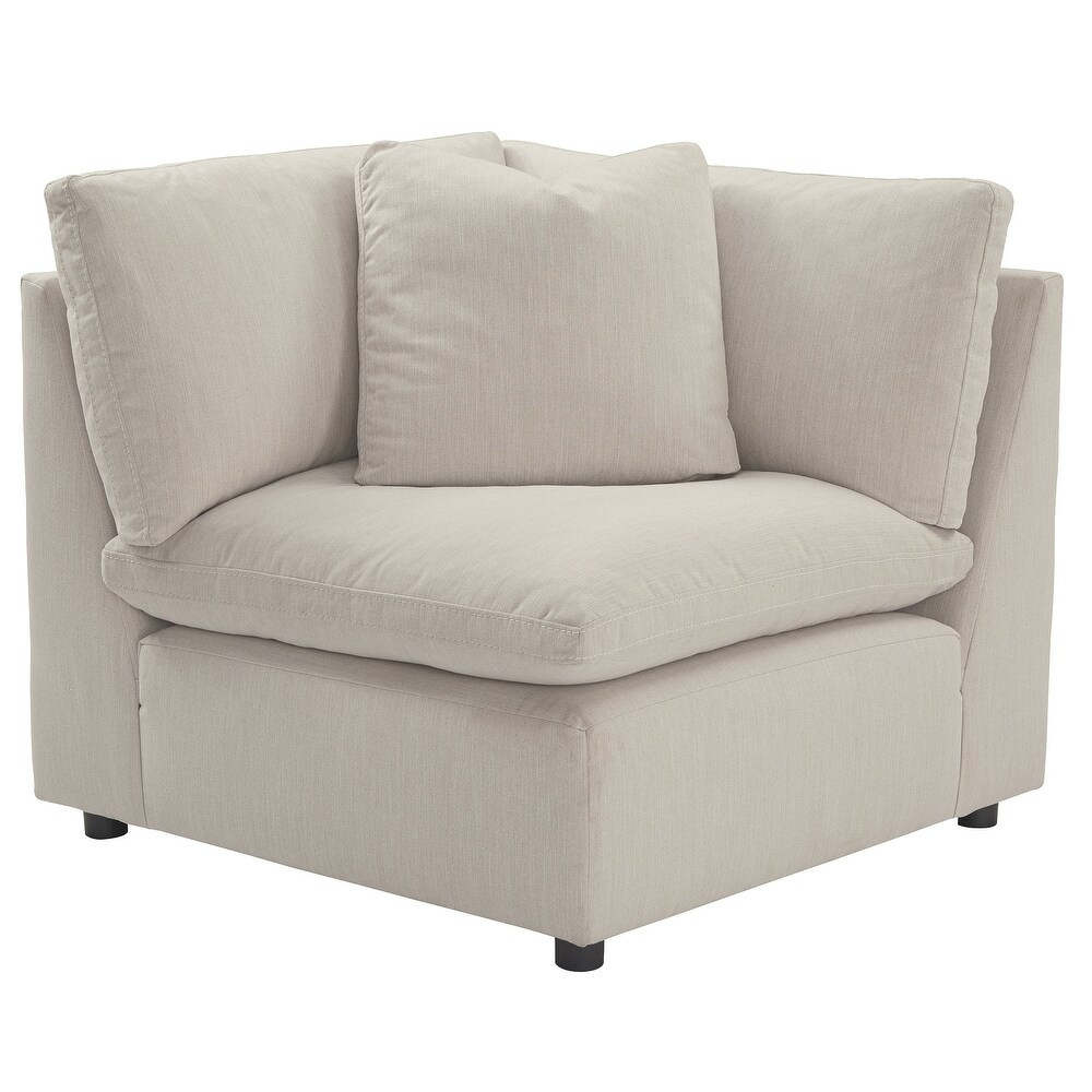 Savesto Contemporary Wedge, Off-White - 40"W x 40"D x 37"H (White) | Bed Bath & Beyond