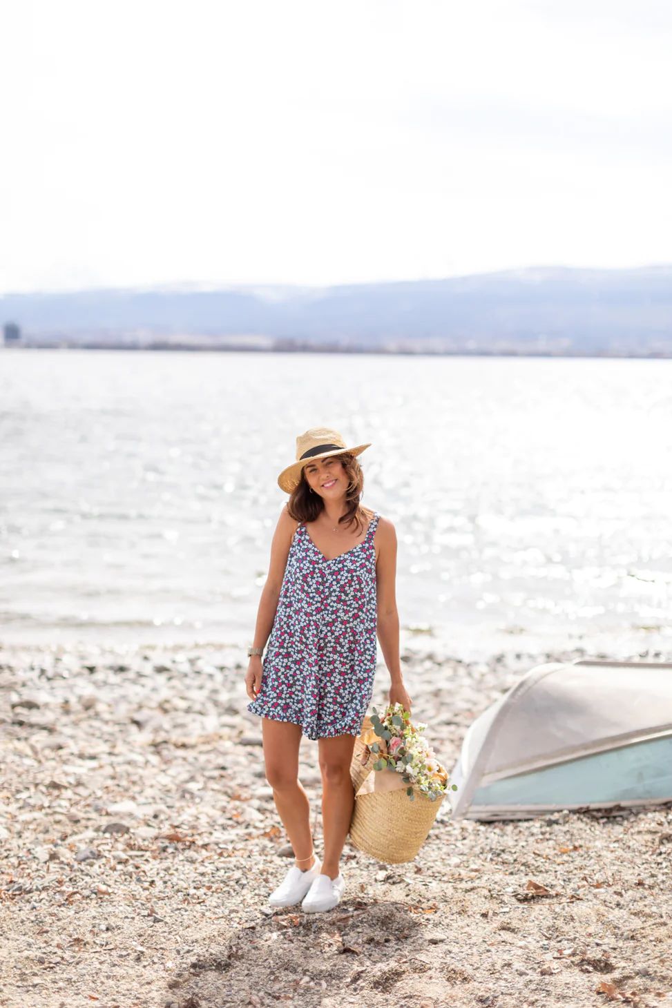 Boardwalk Shorty Romper in Beautiful Bloom | SMASH+TESS CA
