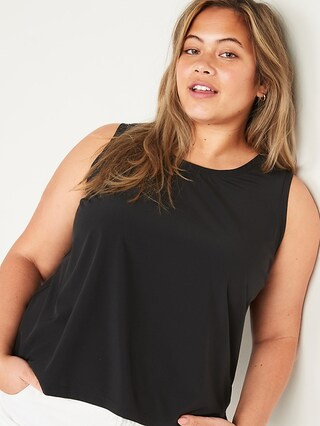 StretchTech Crop Plus-Size Tank Top | Old Navy (US)