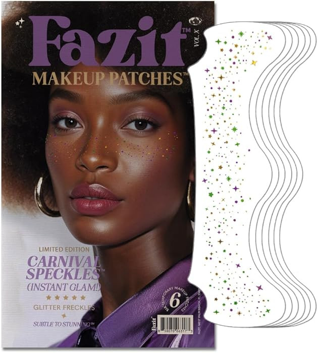 Fazit Makeup Patches - Carnival Speckles - Limited Edition - Glow Up Make-Up Patches - Cute Glitt... | Amazon (US)