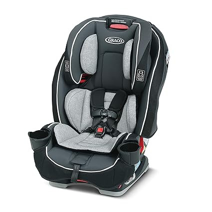 Graco SlimFit 3 in 1 Car Seat -Slim & Comfy Design Saves Space in Your Back Seat, Darcie, One Siz... | Amazon (US)