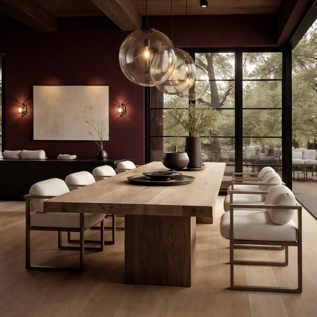 Moody dining room decor ideas
Organic modern, transitional, minimalist, dining table, dining chairs, pendant lights, burgundy, brown, beige, sideboard cabinet, credenza, canister, coffee tables, pillow, checker, vase, marble, wood, 

#LTKHome #LTKmomlife #LTKSaleAlert