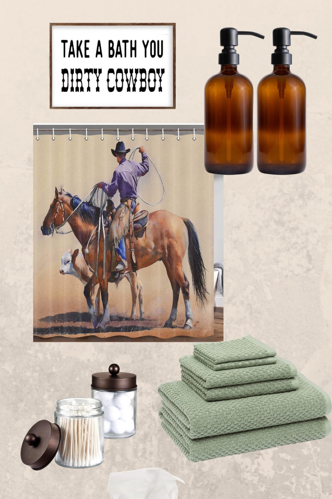 Western bathroom decor ideas 

#LTKhome #LTKFind #LTKstyletip