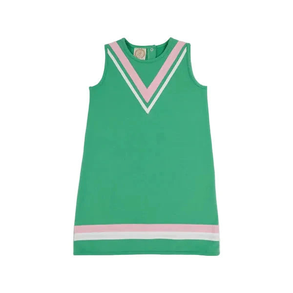 Annie Apron Dress - Gibson Island Green | The Horseshoe Crab