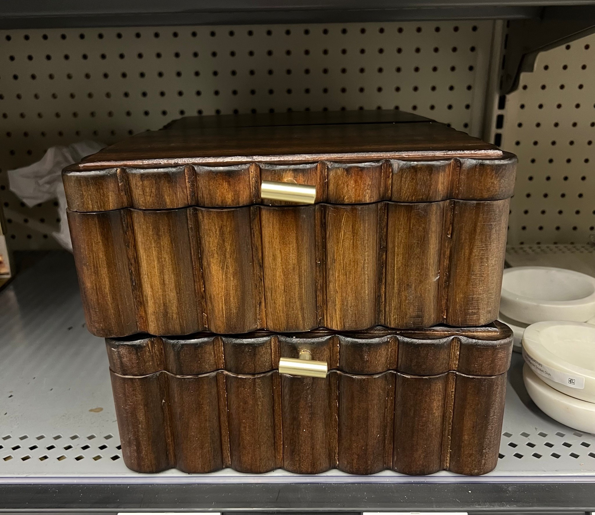Scalloped Wood Box 

#LTKU #LTKHome #LTKFindsUnder50