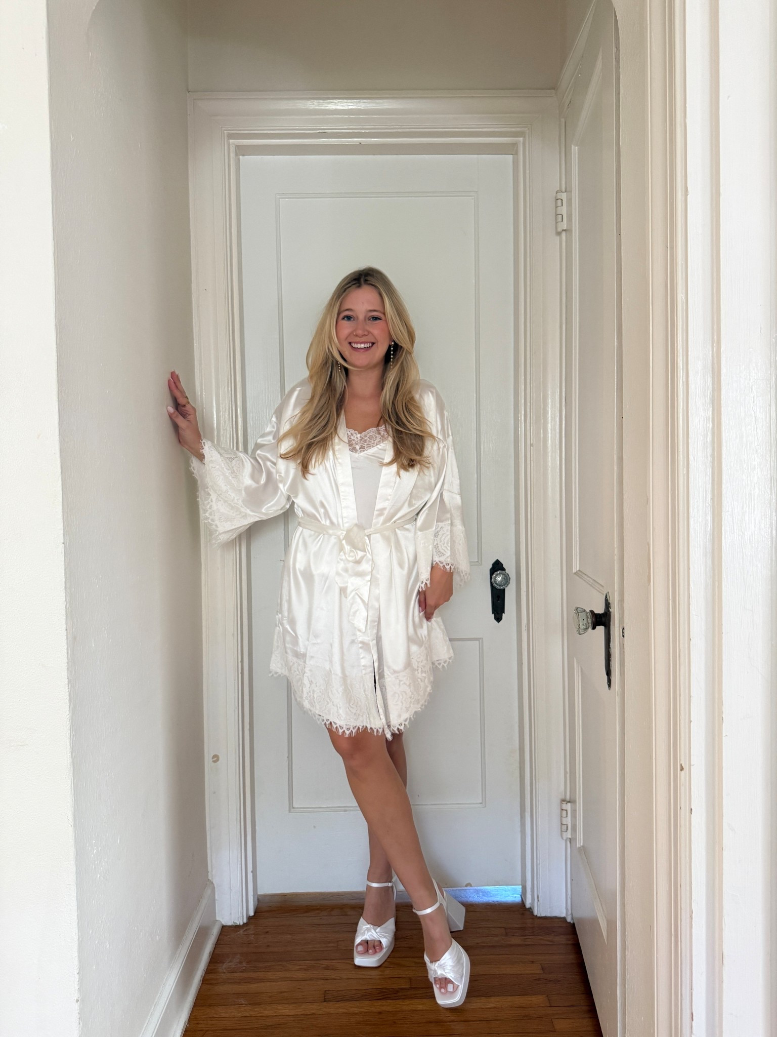 perfect bridal getting ready outfit 

#LTKWedding #LTKValentine #LTKPetite