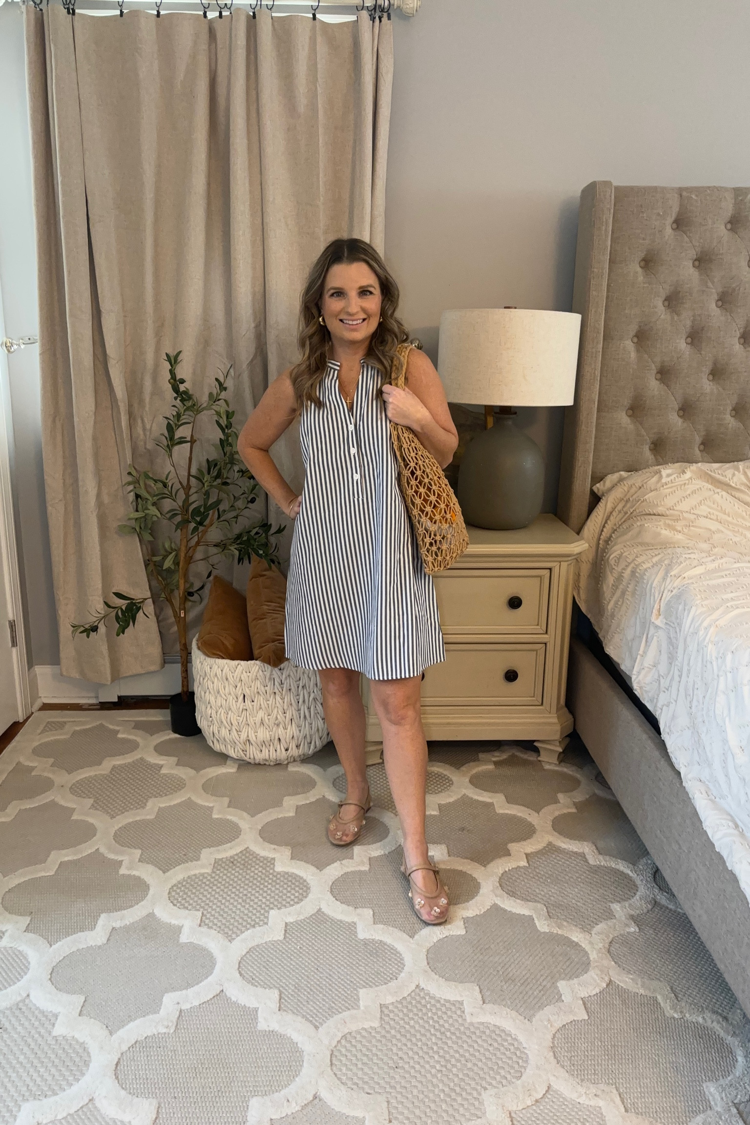 Resort wear, classic dress, coverup option! Love the vertical stripes for us petites! 

#LTKStyleTip #LTKSwim #LTKFindsUnder50