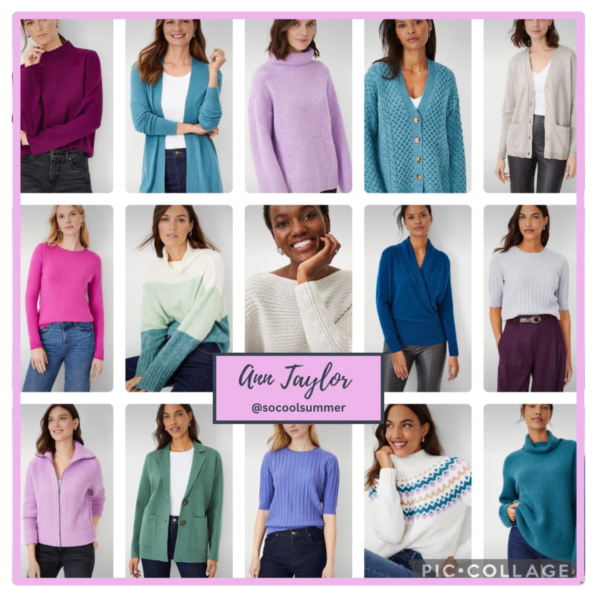 Sweaters at Ann Taylor! I see colors for all the summer subseasons but especially for true and cool summers!

#LTKworkwear #LTKSeasonal #LTKfindsunder100