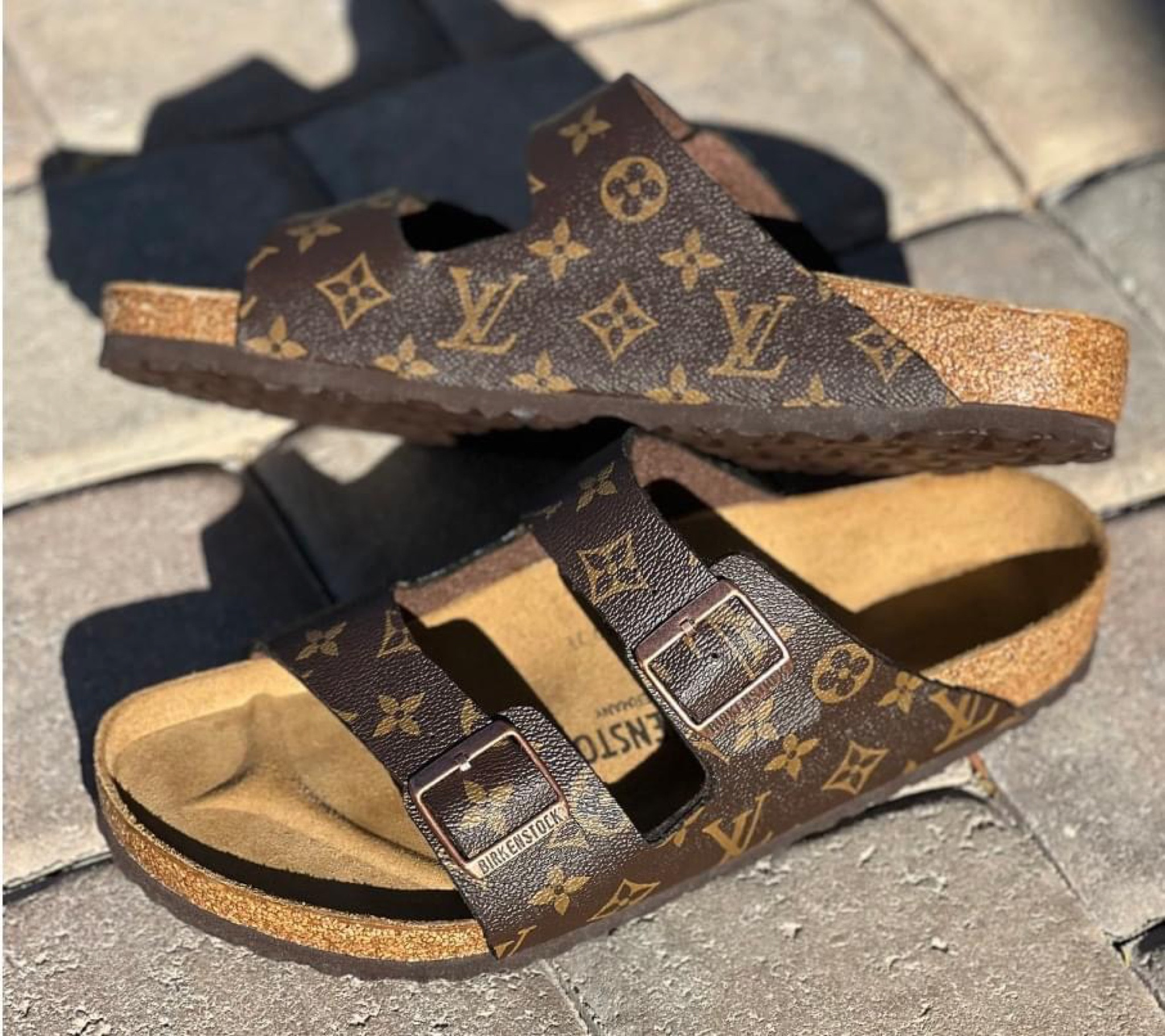 custom birkenstocks louis vuitton, Off 68%