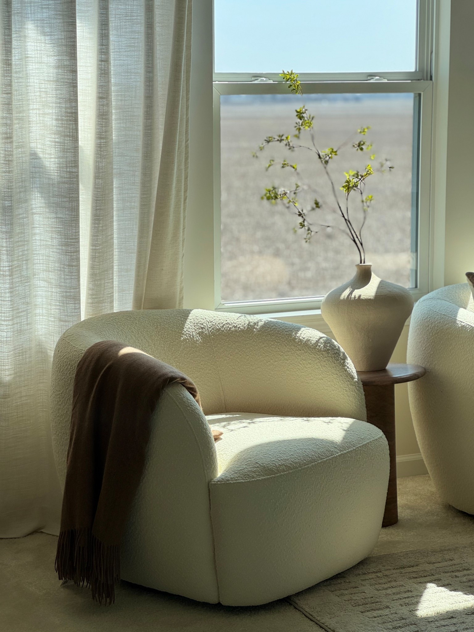 a comfy swivel chair, a throw, a little sunlight… that’s really all it takes 🤍

#LTKHome #LTKdayinmylife #LTKselfcare