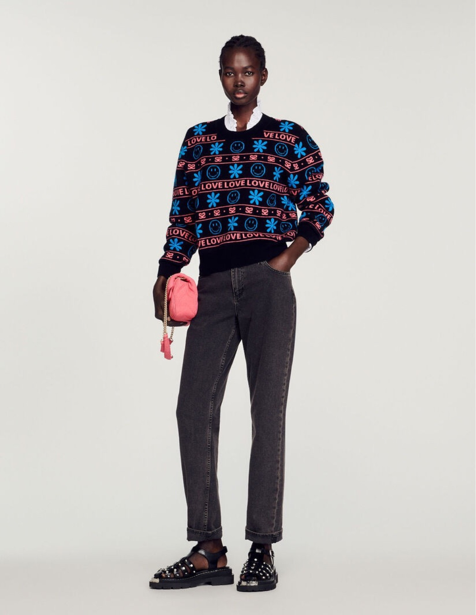 This outfit from Sandro is now on labor day sale. Cute sweater for this winter!

#LTKmidsize #LTKSeasonal #LTKsalealert