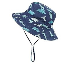 Baby Sun Hat Toddler Summer UPF 50+ Sun Protection Baby Boy Hats Beach Hats Wide Brim Bucket for Bab | Amazon (US)