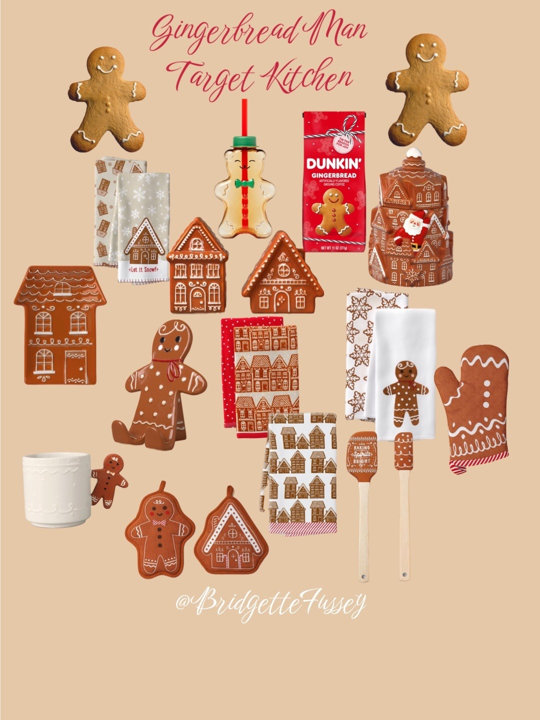 Gingerbread man kitchen decor target