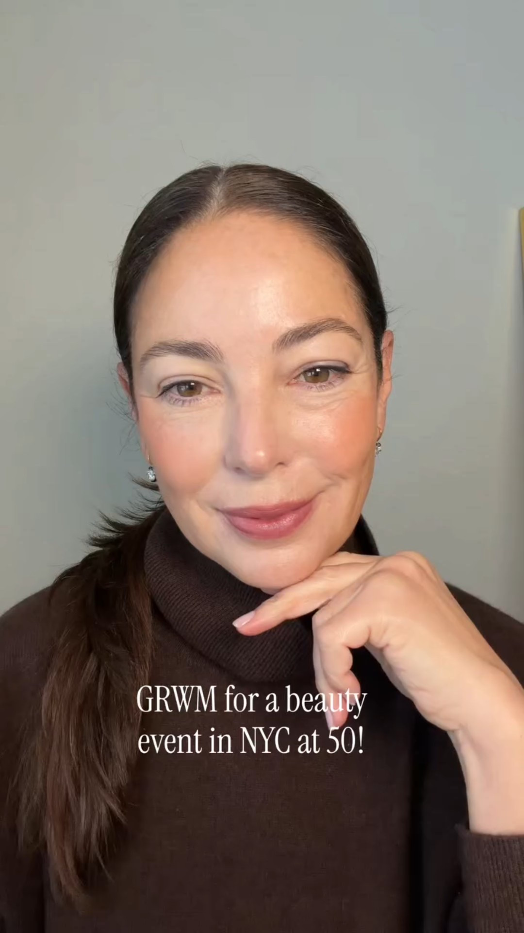 Headed into NYC for a beauty event this am! Went with a slick back to keep it simple and some light makeup for an early morning meeting. #maturemakeup #maturebeauty

#LTKBeauty #LTKgrwm #LTKOver40