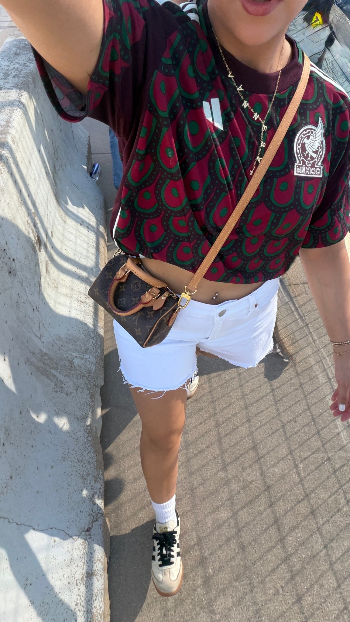 Jersey: xl 
Shorts: 28 
Sneakers: 4.5 men 
LV nano speedy 
Name necklace

#LTKgrwm #LTKootd #LTKPetite