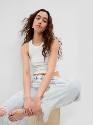 PROJECT GAP Cropped Rib Tank Top | Gap (CA)