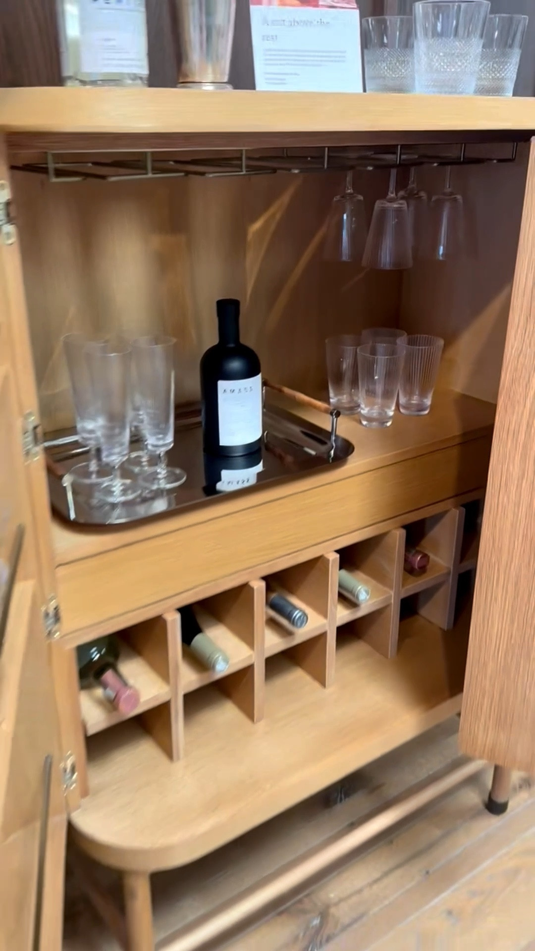 Set the scene for the season with a home bar that’s equal parts elegant and inviting. Perfect for festive gatherings and cozy nights in. 🥂 #BarCabinet #BarCart #WineRack #WineGlass #Barware #HolidayHosting #EntertainingInStyle #HomeBar #HostingEssentials #SeasonalStyle

#LTKGiftGuide #LTKHome #LTKHoliday