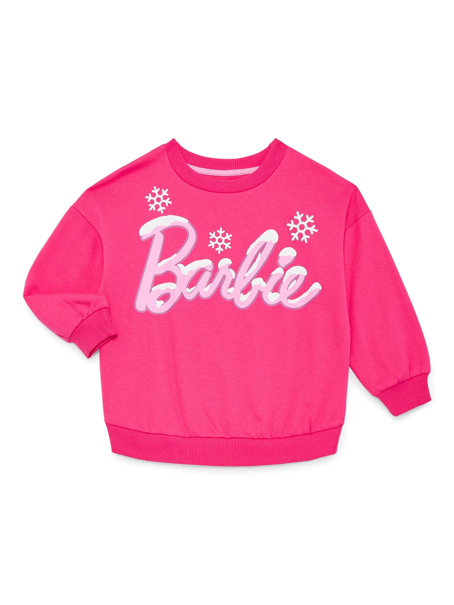 Barbie Toddler Girls Graphic Sweatshirt with Long Sleeves, Sizes 12M-5T | Walmart (US)
