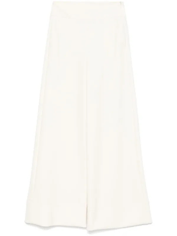 Max Mara Fagiani Trousers | White | FARFETCH AT | Farfetch Global