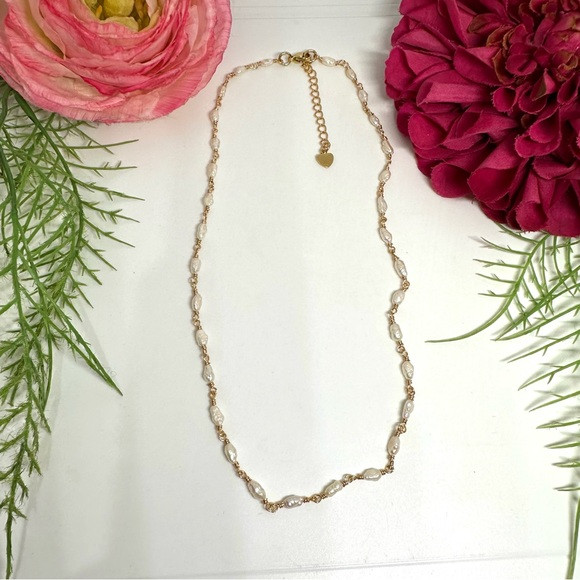 NEW⚜️Freshwater Pearl Hand Linked Necklace | Poshmark