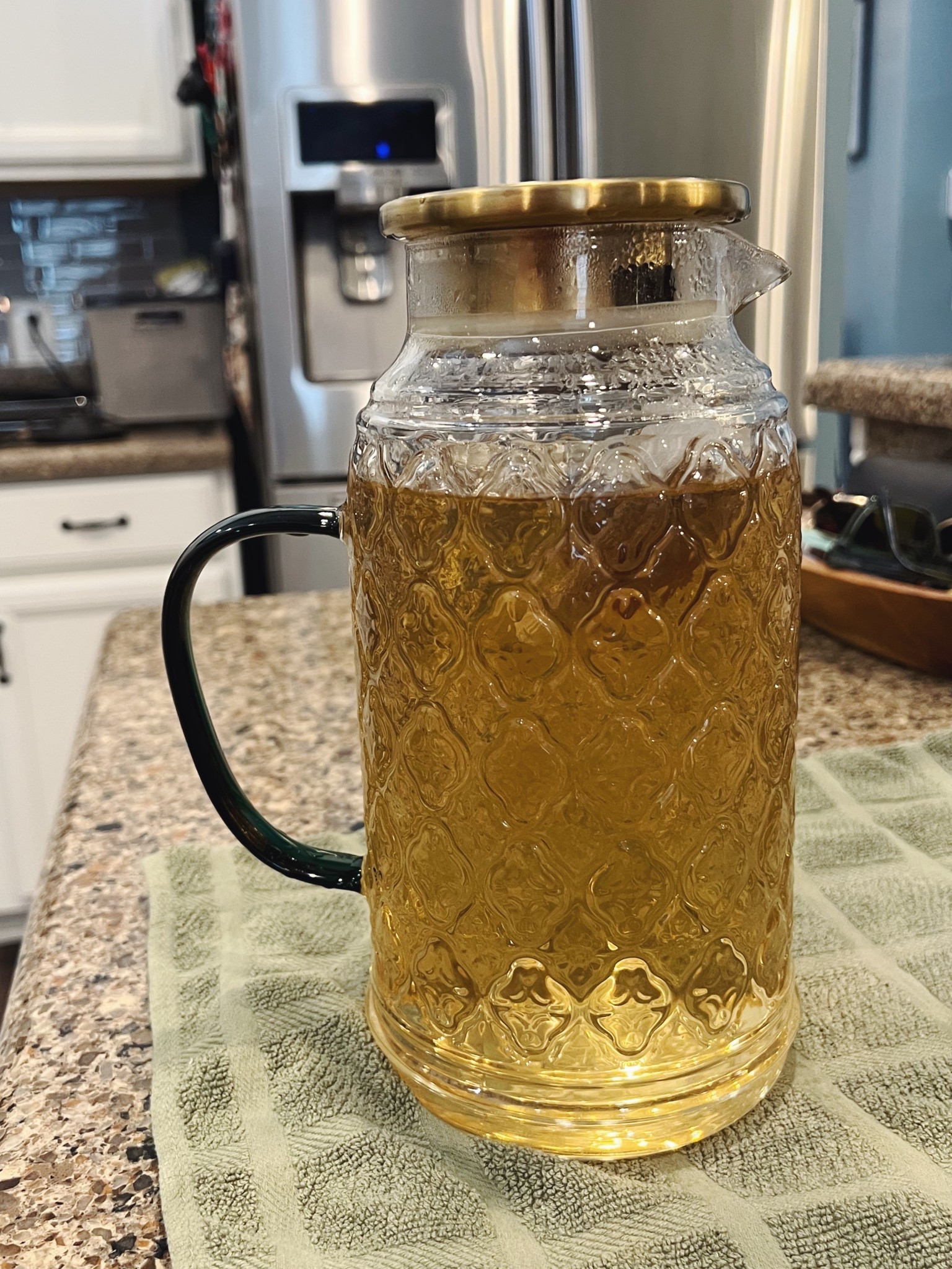 In my continuing quest to find pretty and elevated (but affordable) home pieces, I got this glass pitcher for making iced tea and am loving it! 

#LTKSeasonal #LTKStyleTip #LTKHome