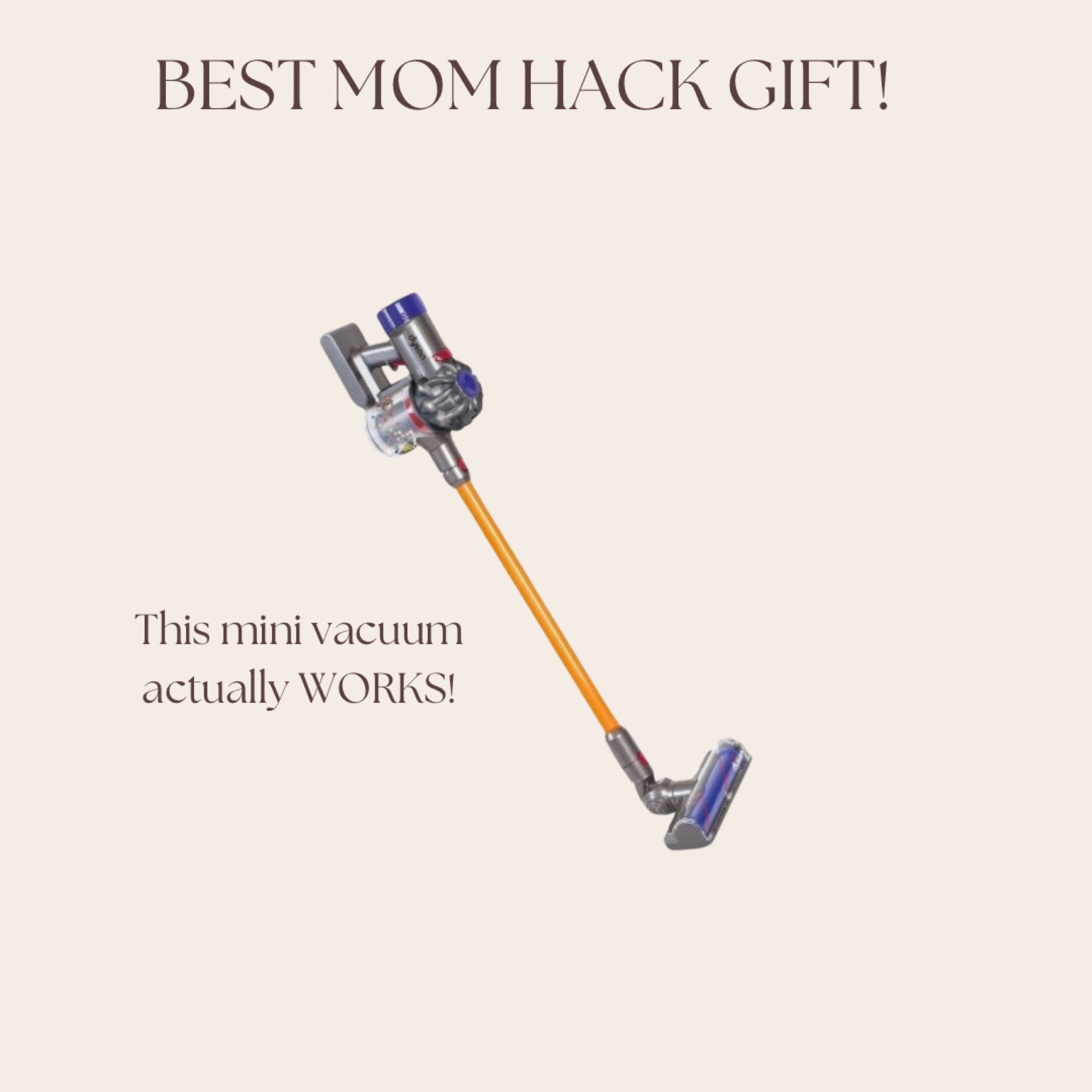 A $28 kids vacuum that actually works?? Um YES please!

#kidsgifts #toddlergifts #minidyson #kidsdyson #kidsvacuum #giftideasforkids #toddlergiftideas #momhack

#LTKKids #LTKSaleAlert #LTKHome