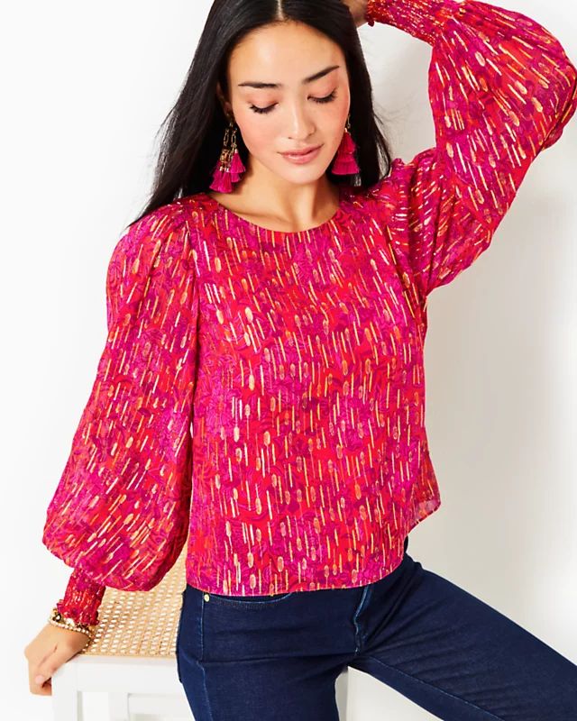 Alfreda Long Sleeve Top | Lilly Pulitzer