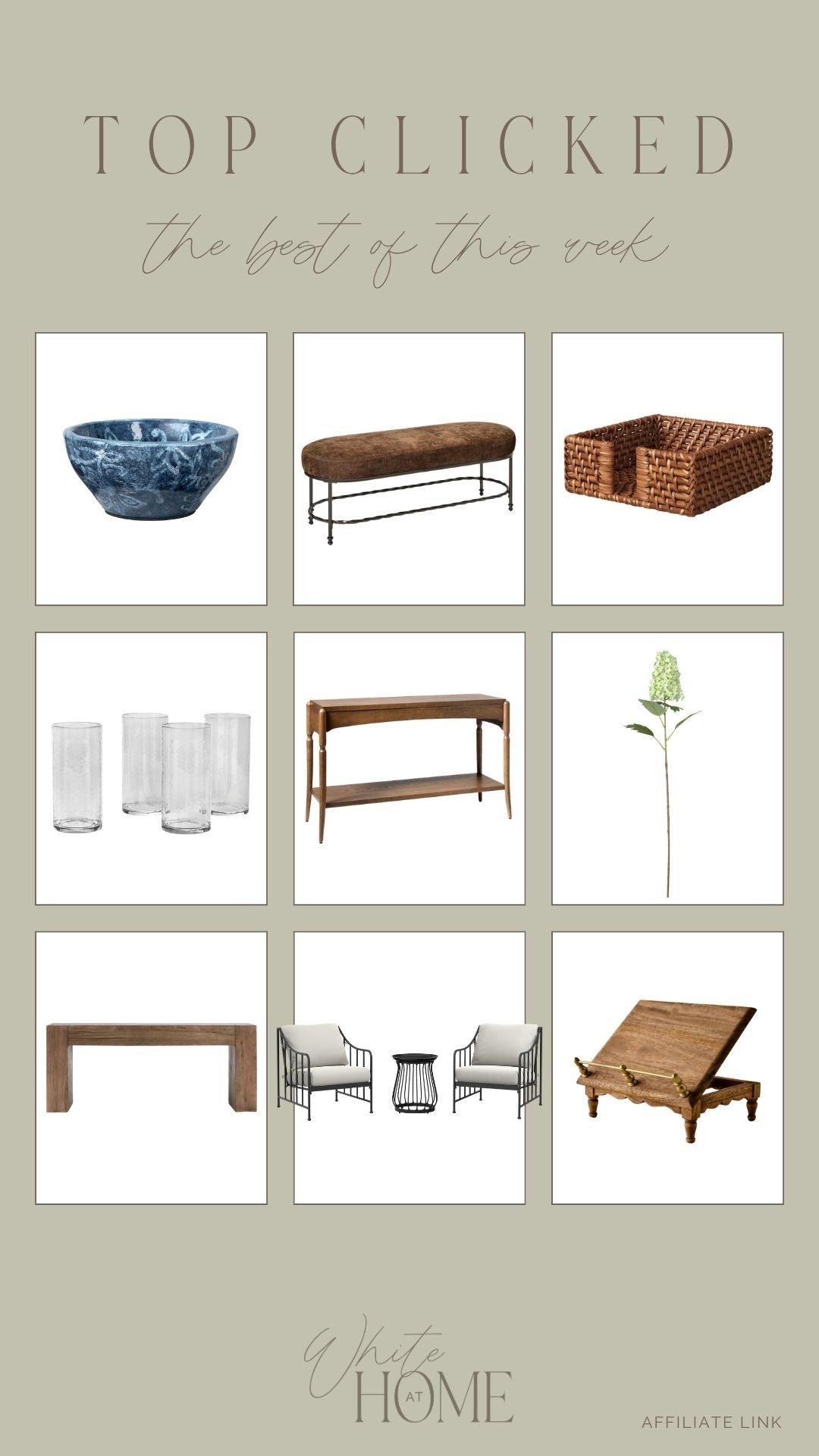 Last week’s top clicked favorites! Affordable Target finds and new arrivals, timeless console tables, affordable outdoor furniture, and more!

#LTKHome