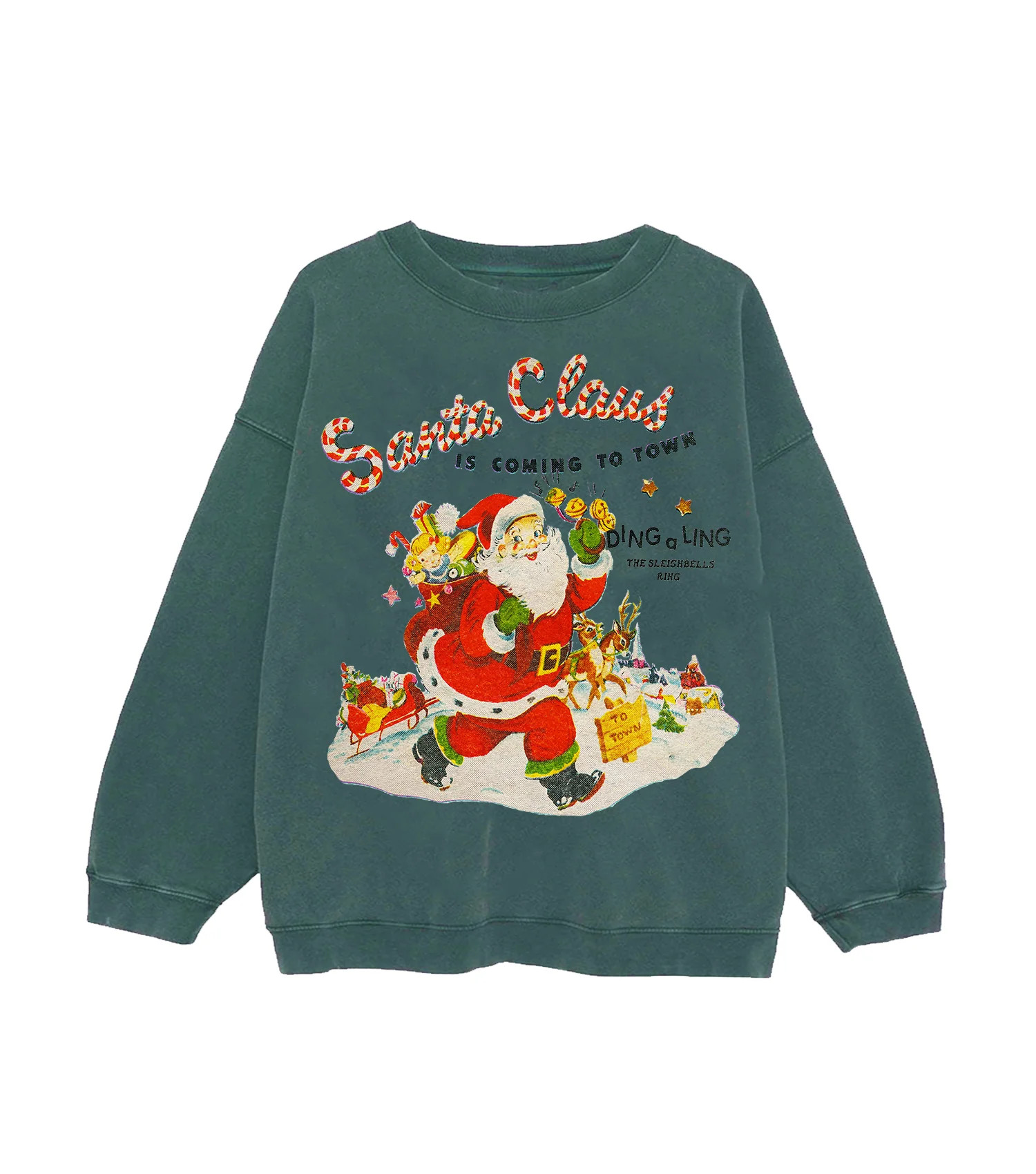 Santa's Coming To Town Crewneck | Shop Kristin Jones
