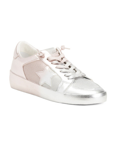 Dynamic Leather Star Sneakers For Women | TJ Maxx