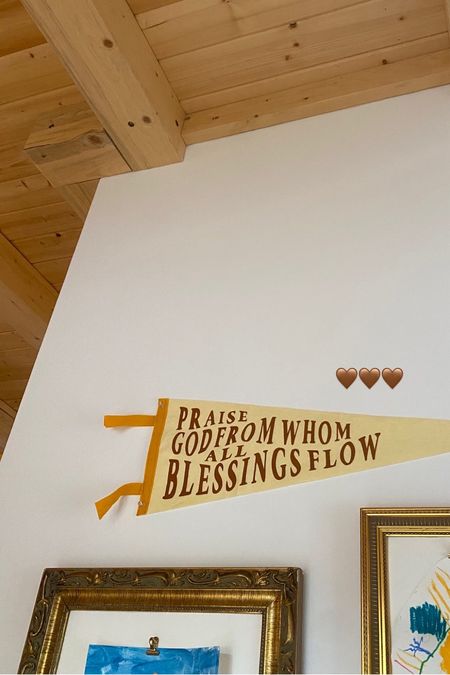 Praise God from Whom all blessings flow banner from Etsy 