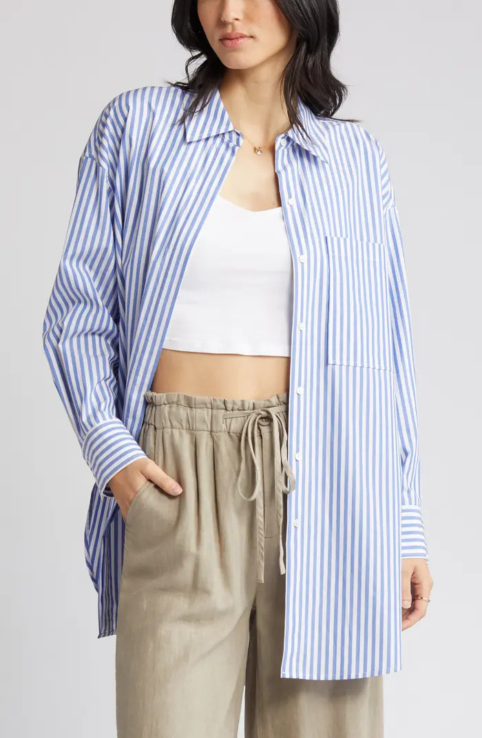 Rails Joey Stripe Tunic Shirt | Nordstrom | Nordstrom