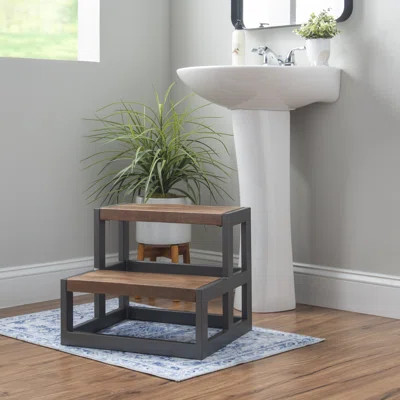 Majeski 2 - Step Wood Step Stool | Wayfair North America