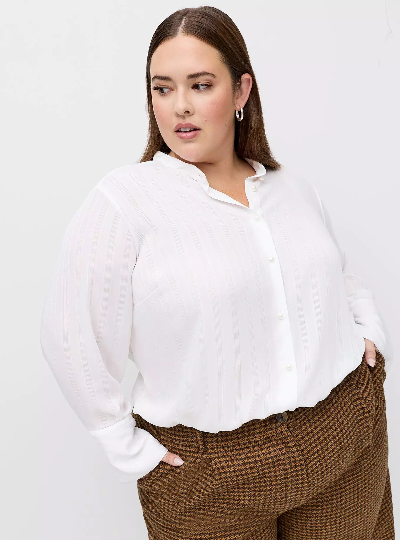 Studio Chiffon French Blouse | Torrid (US & Canada)