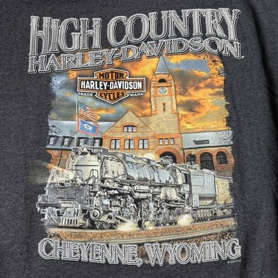 Harley Davidson Long Sleeve T-Shirt Size XXL Cheyenne Wyoming Biker Motorcycle | eBay US