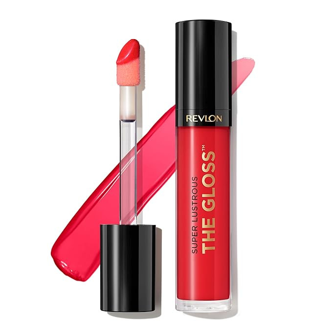 Revlon Super Lustrous Lip Gloss, Non-Sticky, Hydrating, High Shine Finish, 240 Fatal Apple, 0.13 ... | Amazon (US)