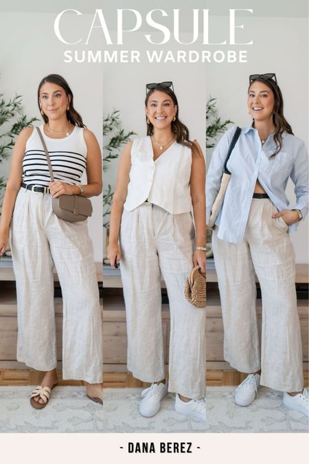 Summer capsule wardrobe with linen pants. 3 easy linen pant outfit ideas 


Size 10 fashion | size 10 | Tall girl outfit | tall girl fashion | midsize fashion size 10 | midsize | tall fashion | tall women | summer outfits 

#LTKStyleTip #LTKSeasonal #LTKMidsize