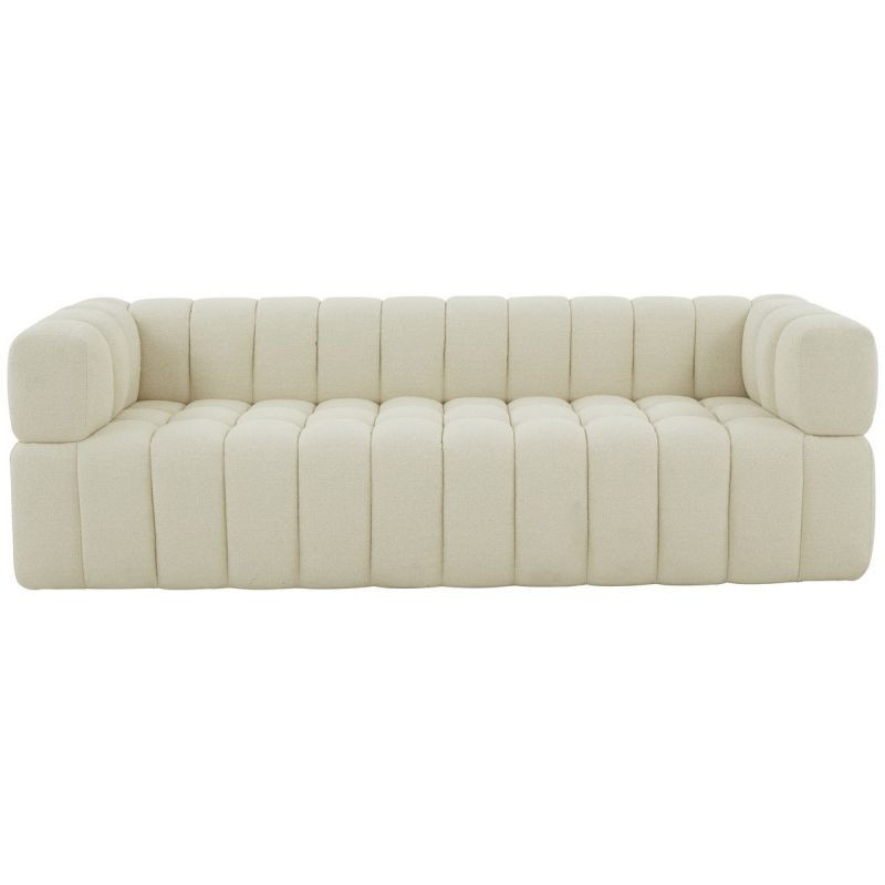Calyna Channel Tufted Boucle Sofa | Homethreads
