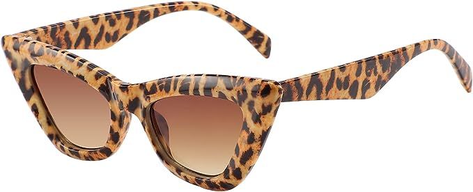 Przene Classic Cat Eye Sunglasses Trendy Sunglasses 100% UV400 Protection Sunglasses for Women Me... | Amazon (US)