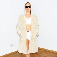 Vintage Faux Fur, 90S, Y2K, 00S - Vintage 90S Shearling Faux Suede Coat in Beige | Etsy (US)