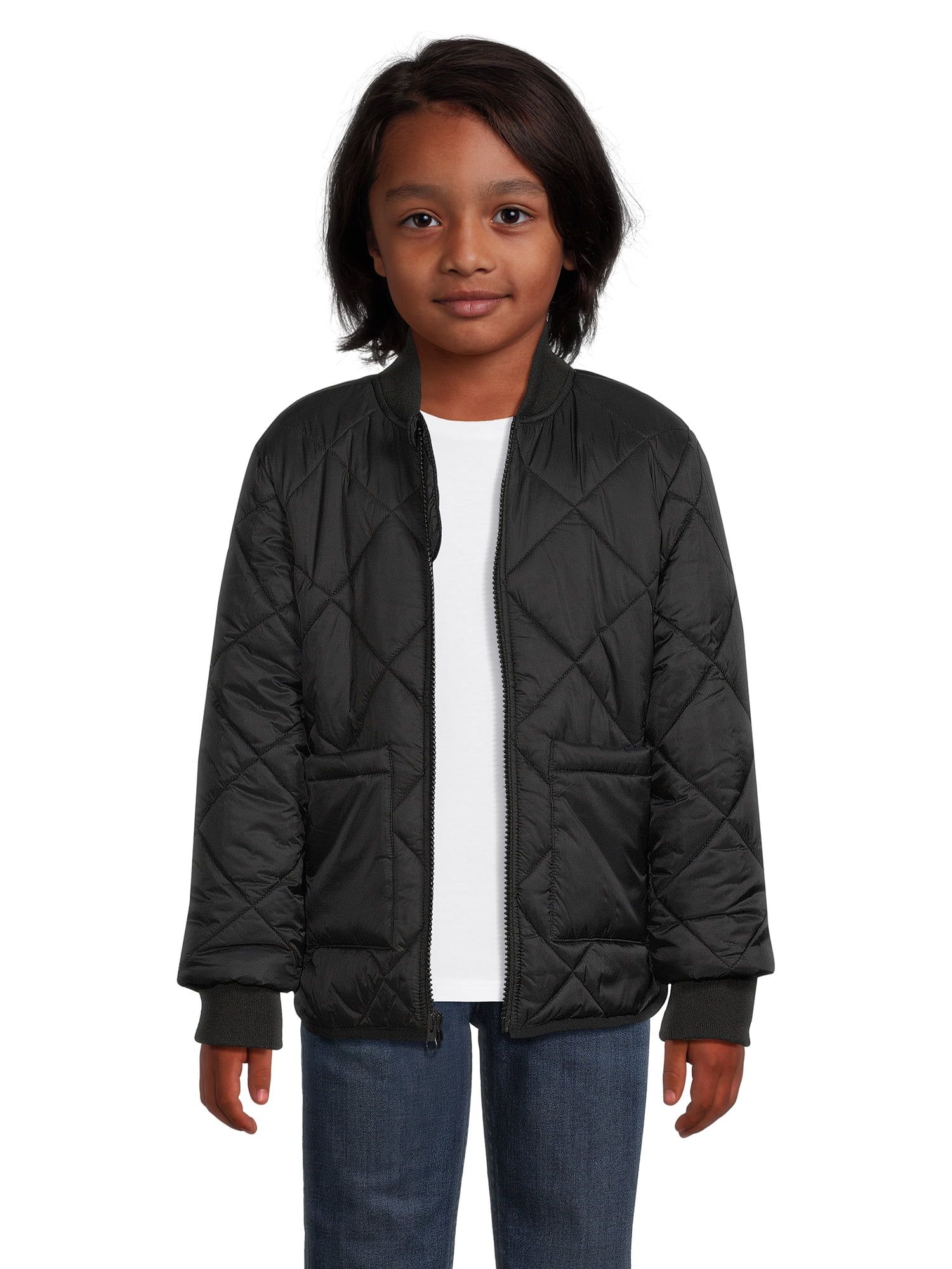 Wonder Nation Boys Bomber Jacket, Sizes 4-18 | Walmart (US)