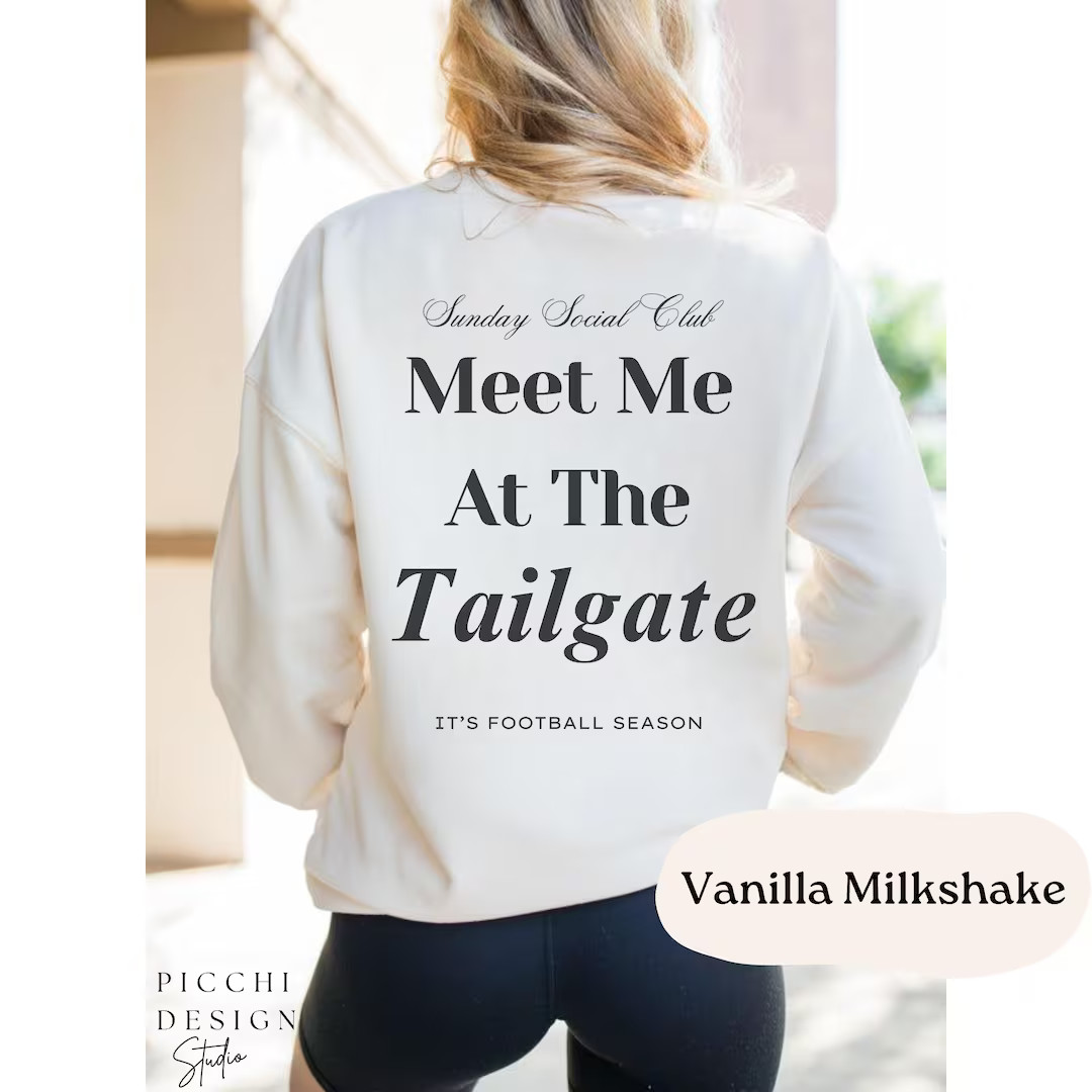 Football Sweatshirt Sunday Social Club, Custom Football Crew Neck, Game Day Vibe Tailgate Sweatsh... | Etsy (US)